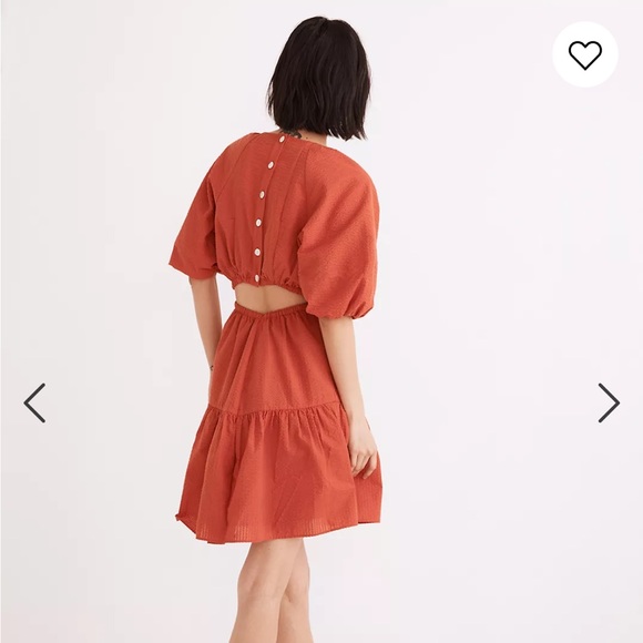 Madewell Dresses & Skirts - NWT Madewell Puff Sleeve Cutout Dress